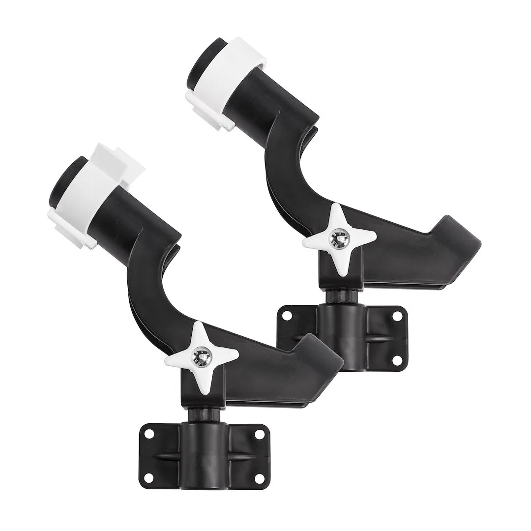 6039 – WISE SEATING Fishing Rod Holder, Side Mount Holds Spinning And Casting Reels Cradle Style Hold Black Copolymer...